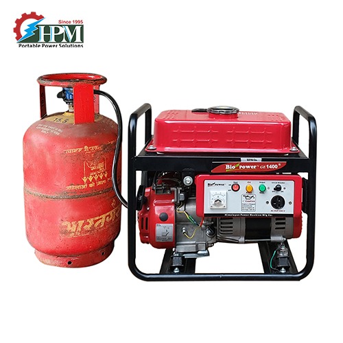 1.2 KVA Dual Fuel Petrol & LPG Portable Generator  Model GE-1400R-LPG